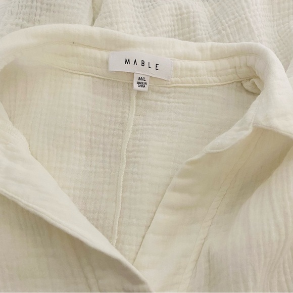 MARBLE White Romper Sz-Medium - Picture 4 of 5